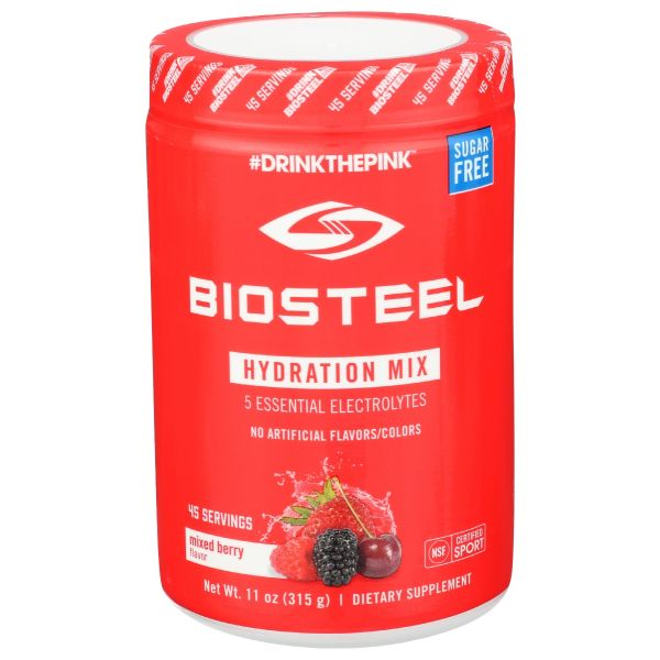 BIOSTEEL: Hydration Mix Mixed Berry, 11 oz