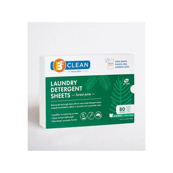 BOULDER CLEAN: Forest Pine Laundry Detergent Sheets, 40 ct