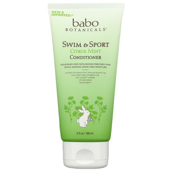 BABOBOTANI: Swim Sport Conditioner Citrus Mint, 6 oz