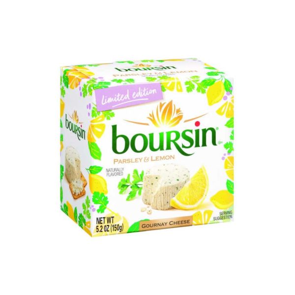 BOURSIN: Parsley Lemon Gournay Cheese, 5.2 oz