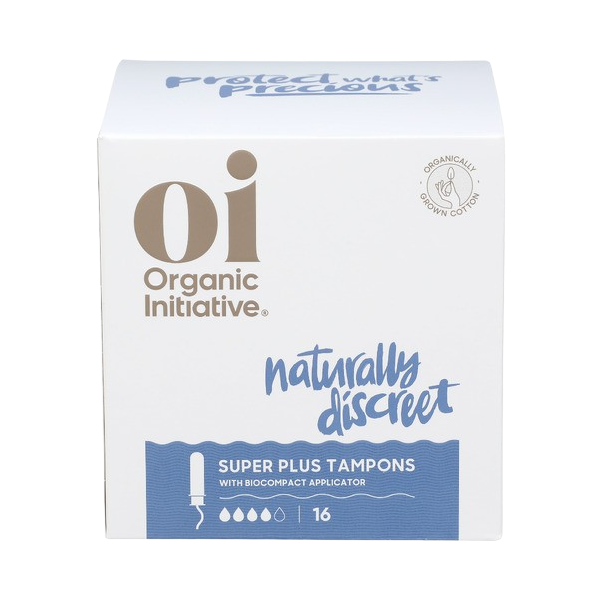 OI: Organic Super Plus Tampons, 16 pc
