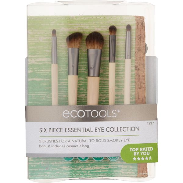 ECO TOOLS: 6 Pc Eye Brush Set, 1 ea