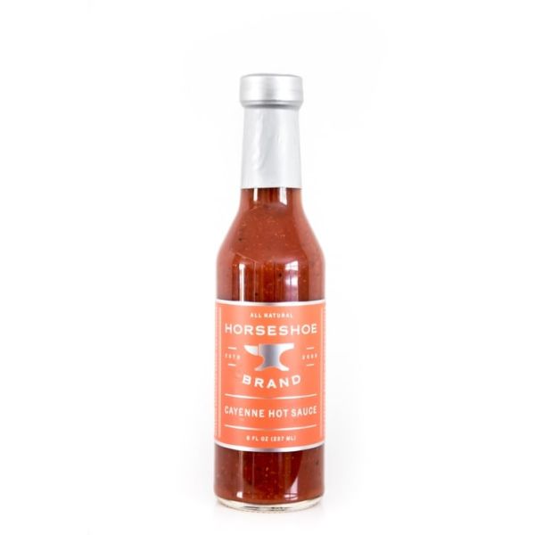 HORSESHOE BRAND: Cayenne Hot Sauce, 8 oz