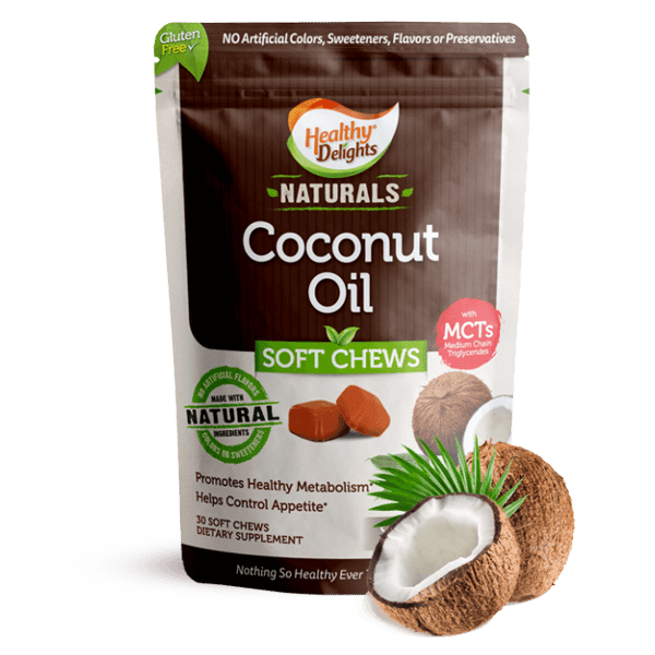 HEALTHY DELIGHTS: Coconut Oil Chews, 30 ea