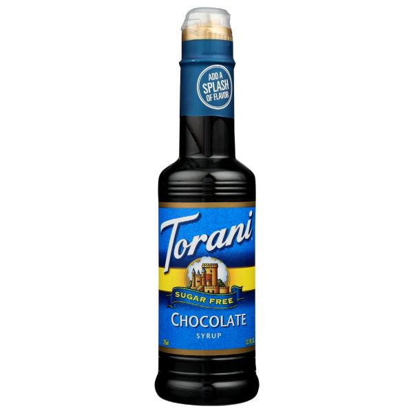TORANI: Sugar Free Chocolate Syrup, 12.7 fo