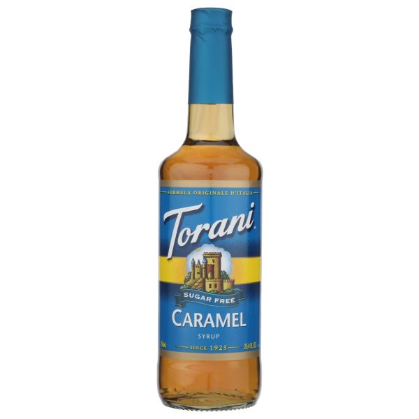 TORANI: Sugar Free Caramel Syrup, 25.4 fo