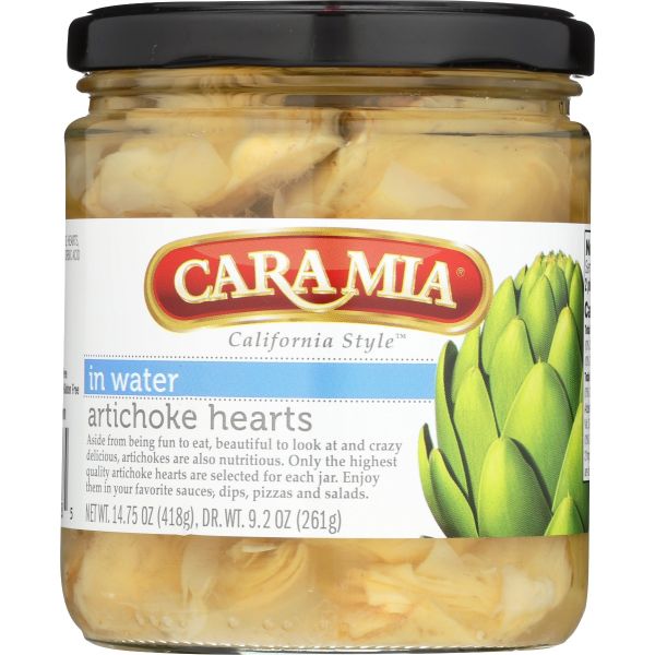 CARA MIA: Artichokes Hearts In Water, 14.5 fo