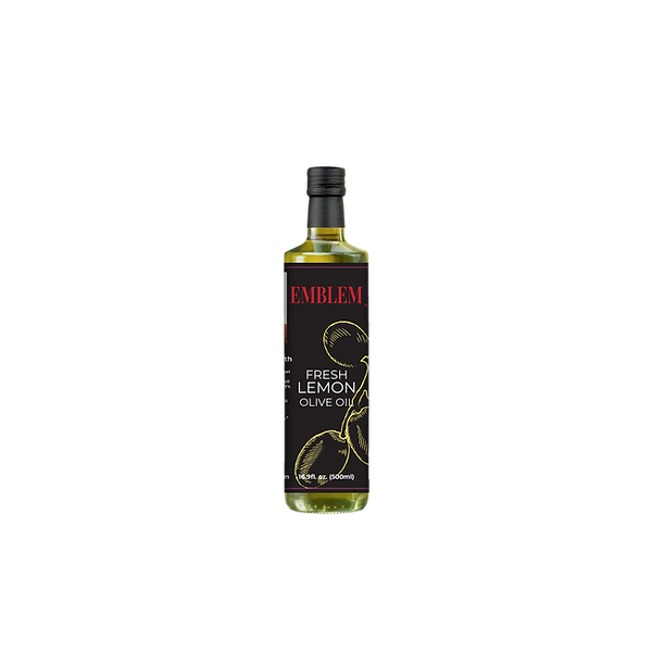 EMBLEM: Oil Olive Fresh Lemon, 16.9 oz