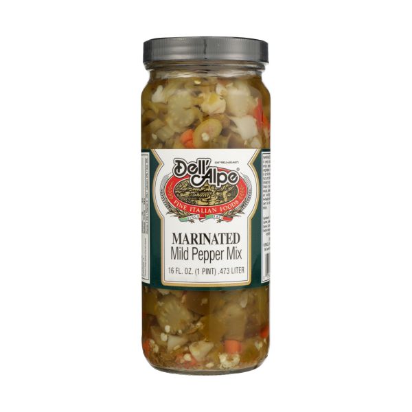 DELL ALPE: Marinated Mild Pepper Mix, 16 oz