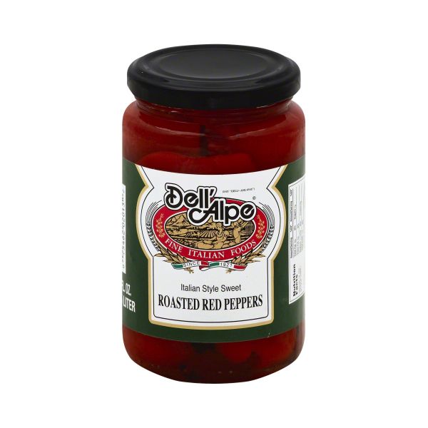 DELL ALPE: Roasted Red Peppers, 12 oz
