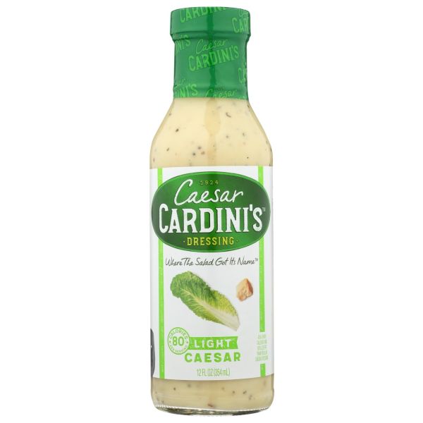 CARDINI: Light Caesar Dressing, 12 oz