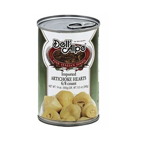 DELL ALPE: Artichoke Hearts, 14 oz