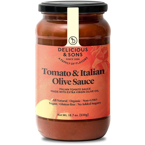 DELICIOUS AND SONS: Tomato Italian Olive Oil Sauce, 18.7 oz