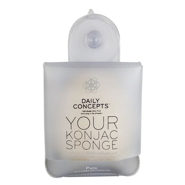 DAILY CONCEPTS: Konjac Sponge Pure, 0.7 oz