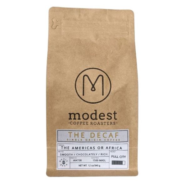 MODEST COFFEE ROASTERS: The Decaf Single Origin Coffee, 12 oz