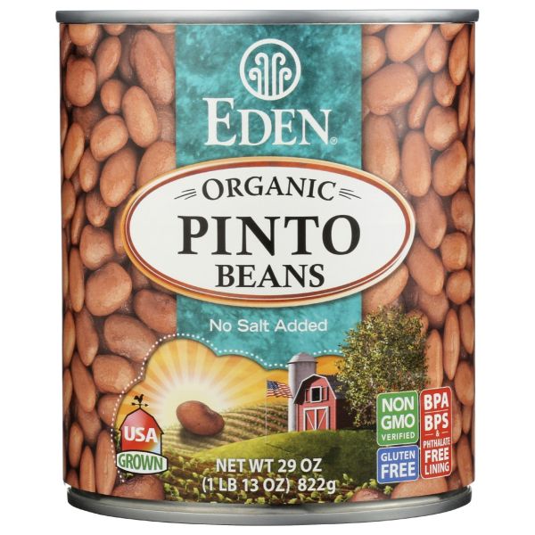 EDEN FOODS: Organic Pinto Beans, 29 oz