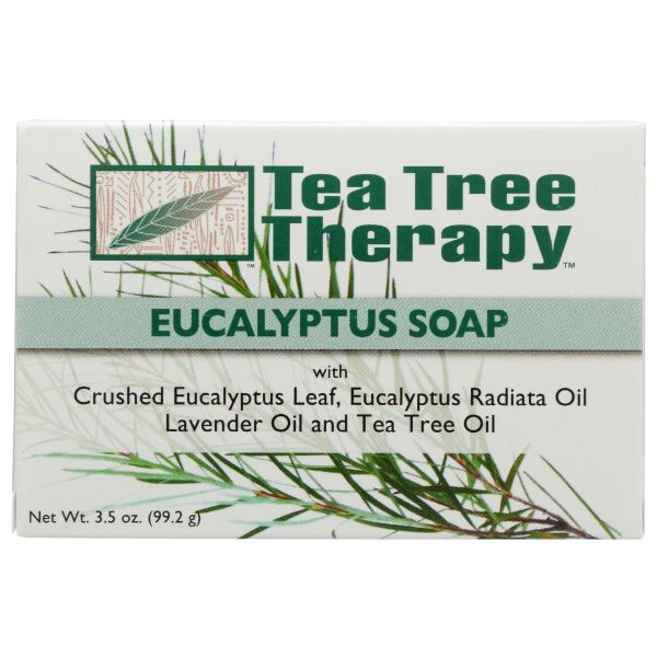 TEA TREE THERAPY: Eucalyptus Bar Soap, 3.5 oz