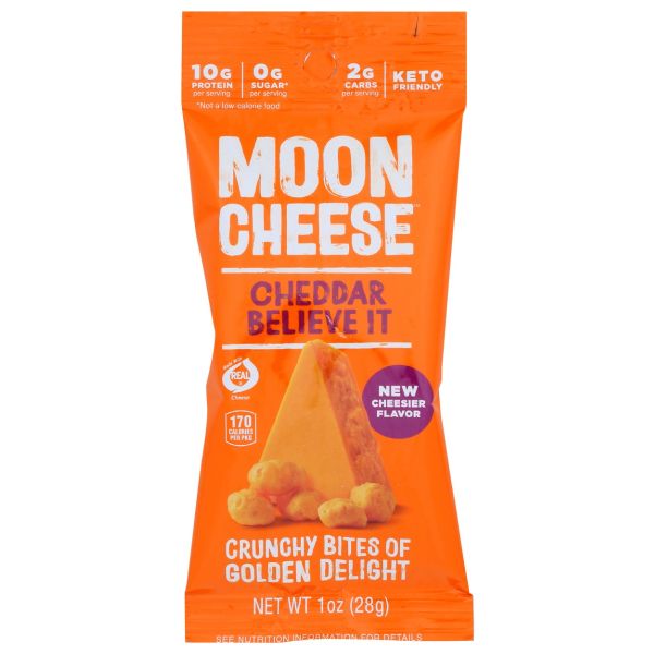 MOON CHEESE: Cheddar Believe It Small Size, 1 oz
