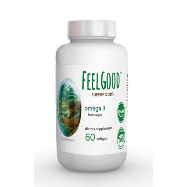 FEELGOOD ORGANIC SUPERFOODS: Omega 3 Vegan, 60 sg