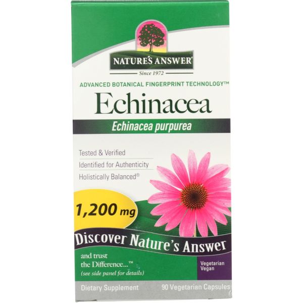 NATURES ANSWER: Echinacea Herb 90 VCaps, 90 vc