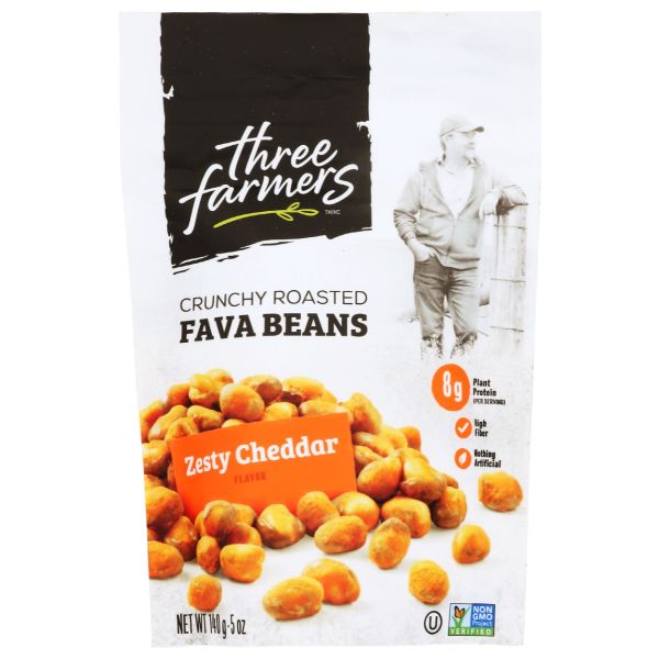 THREE FARMERS FOODS INC: Zesty Cheddar Roasted Fava Beans, 5 oz