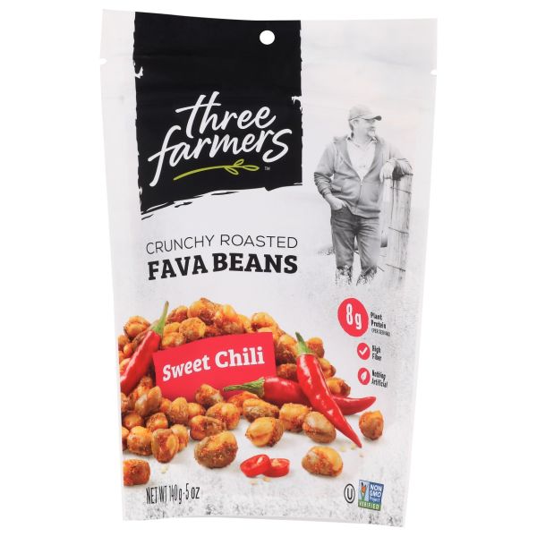 THREE FARMERS FOODS INC: Sweet Chili Roasted Fava Beans, 5 oz