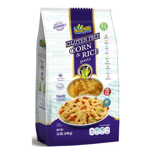 SAM MILLS: Corn and Rice Pasta Fusilli Gluten Free, 12 oz