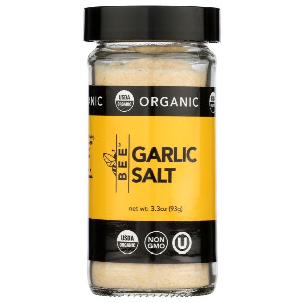 BEESPICES: Organic Garlic Salt, 3.3 oz