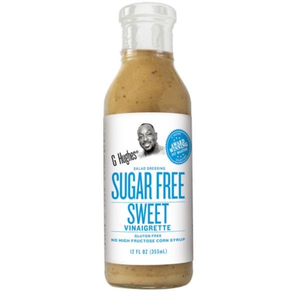 G HUGHES: Sweet Vinaigrette Sugar Free, 12 fo