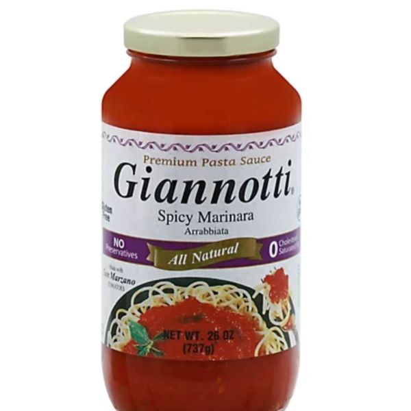 GIANNOTTI: Arrabbiata Marinara Sauce, 26 oz