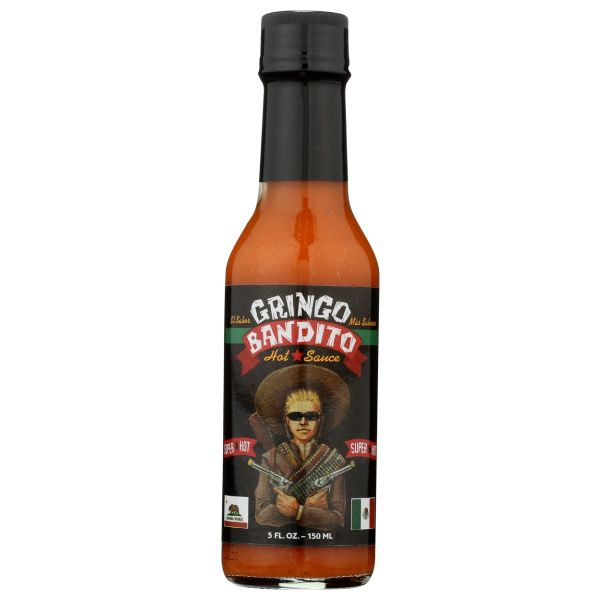 GRINGO BANDITO: Super Hot Sauce, 5 fo