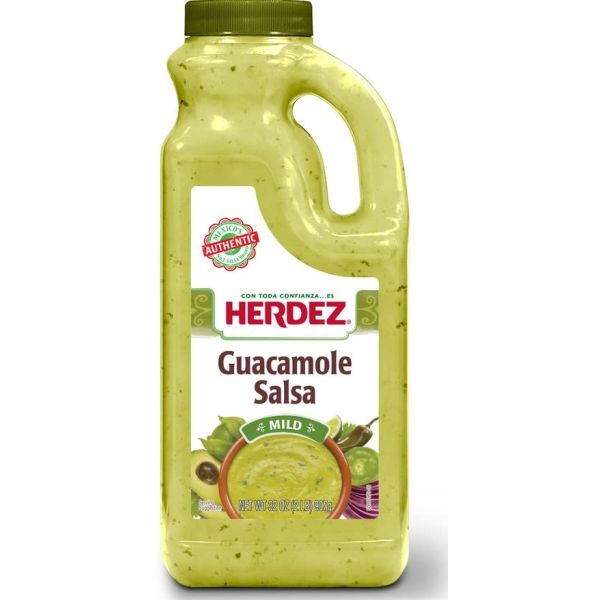 HERDEZ: Mild Guacamole Salsa Jug, 32 oz