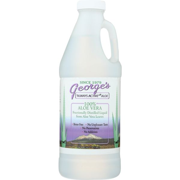 GEORGES: Aloe Vera Distilled Liquid, 32 oz