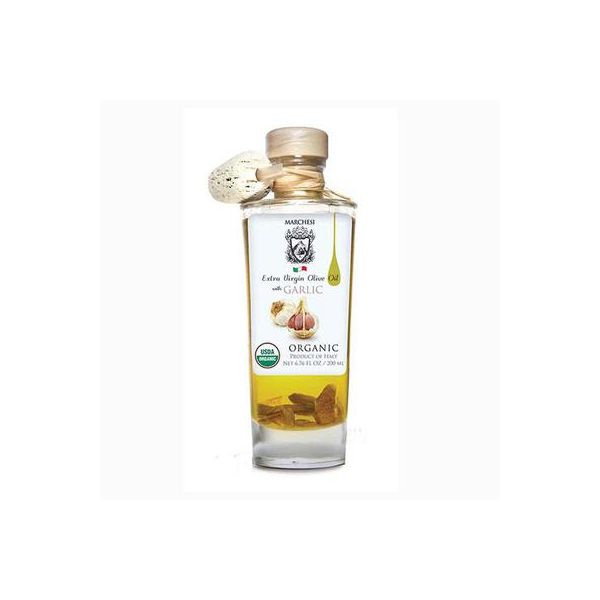 MARCHESI: Oil Olive Grlc Org, 6.76 oz