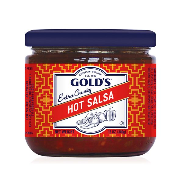 GOLDS: Extra Chunky Hot Salsa, 12 oz