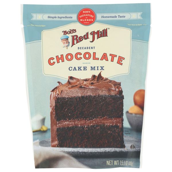 BOBS RED MILL: Decadent Chocolate Cake Mix, 15.5 oz