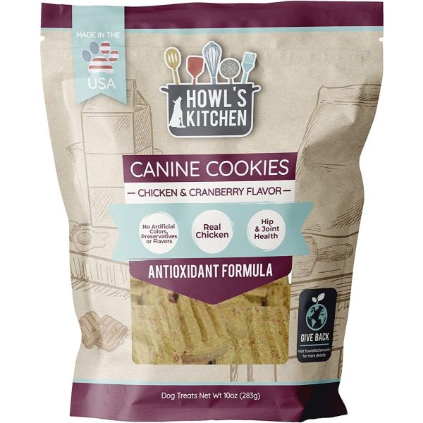 HOWLS KITCHEN: Canine Cookies Antioxidant Formula, 10 oz