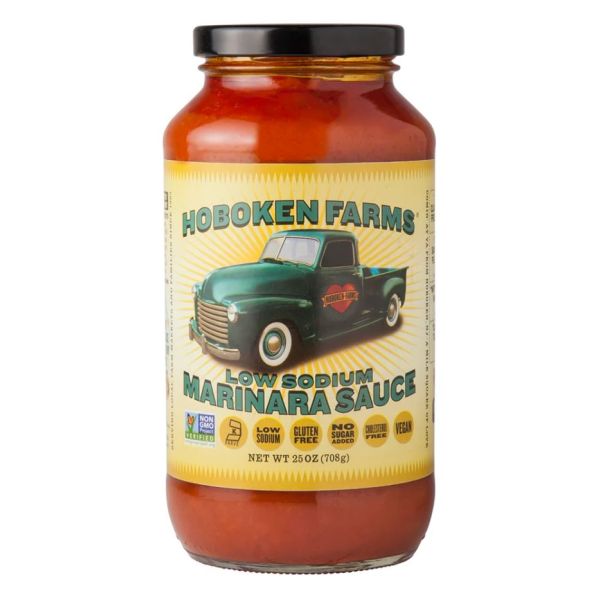 HOBOKEN FARMS: Low Sodium Marinara Sauce, 25 oz