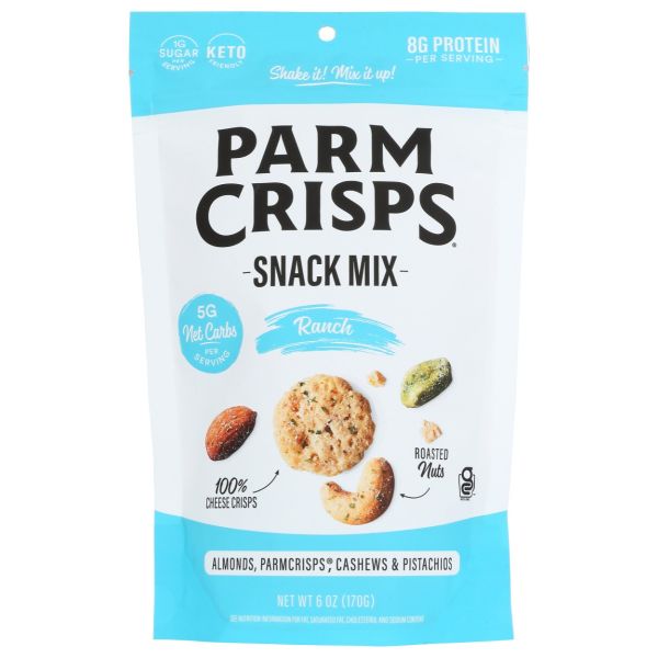 PARM CRISPS: Ranch Snack Mix Pouch, 6 oz