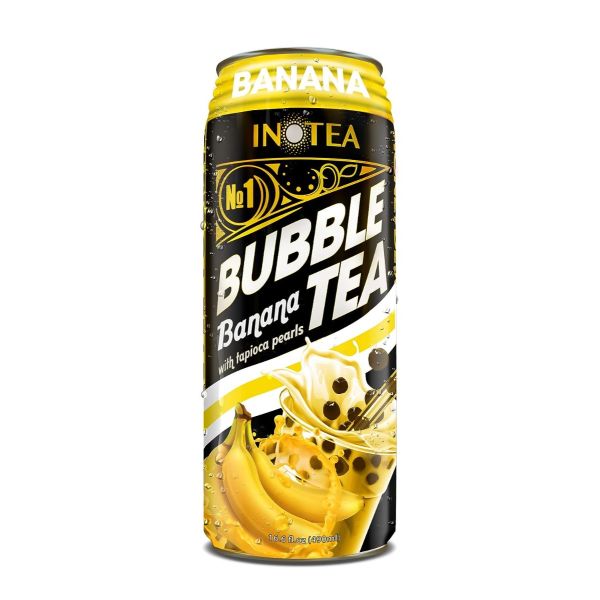 INOTEA: Banana Bubble Tea, 16.6 fo