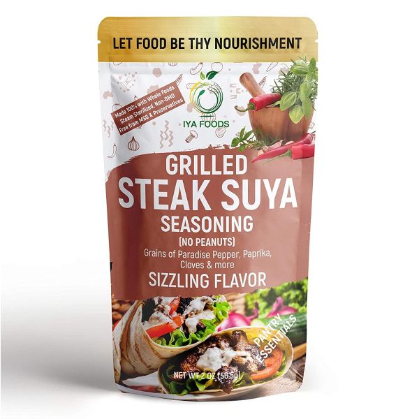 IYA FOODS LLC: Grilled Steak Suya Seasoning, 2 oz