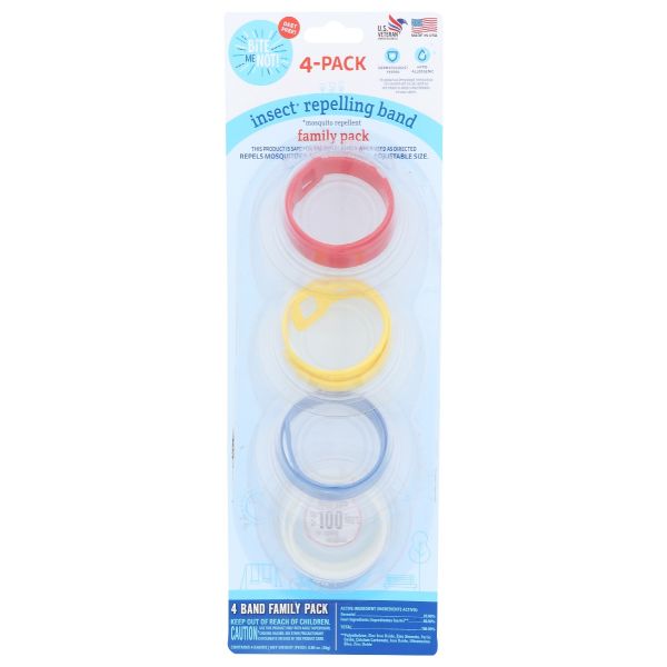 BITE ME NOT: Insect Repelling Band Family Pack, 4 ea