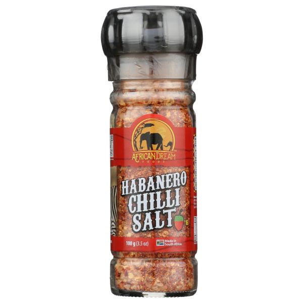 AFRICAN DREAM FOODS: Habanero Chilli Salt, 3.5 oz