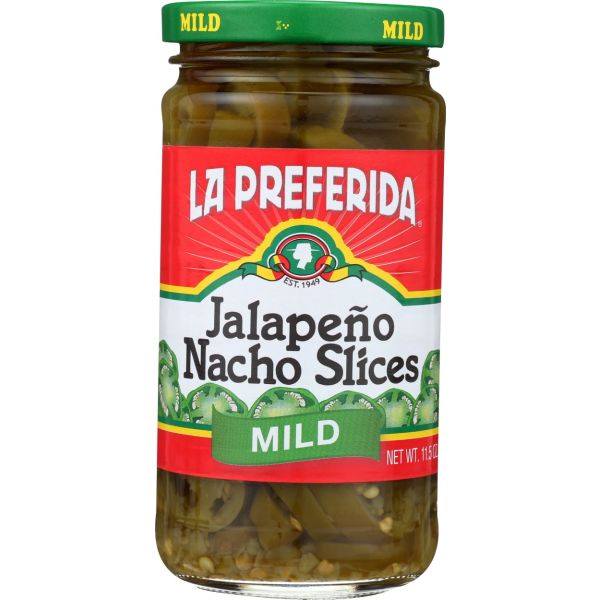LA PREFERIDA: Jalapeno Nacho Slices Mild, 11.5 oz