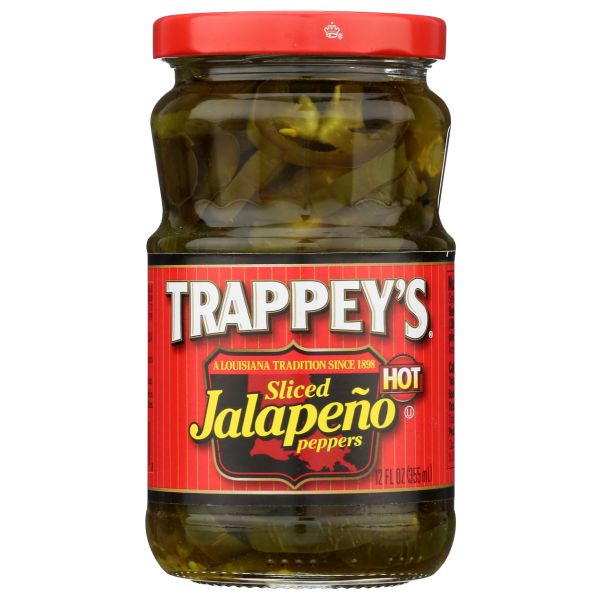 TRAPPEYS: Hot Sliced Jalapeño Peppers, 12 oz