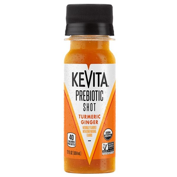 KEVITA: Prebiotic Shot Turmeric Ginger, 2 oz