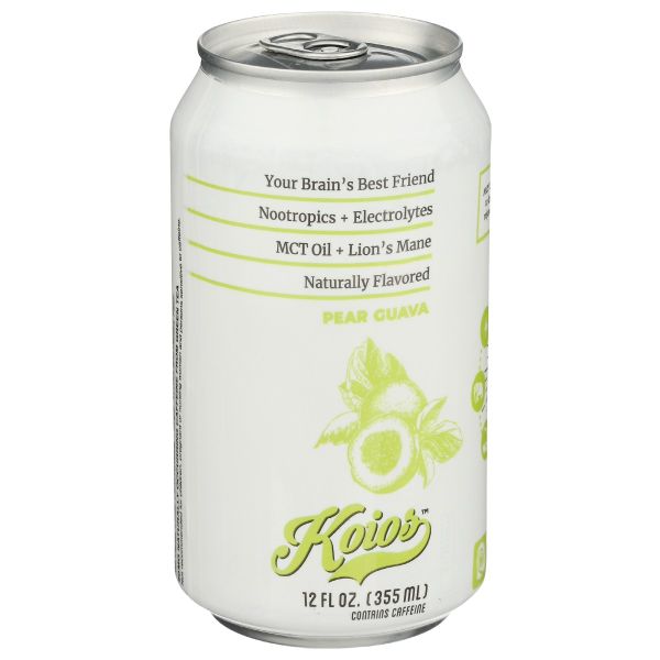 KOIOS: Pear Guava Sparkling Brain Energy, 12 fo