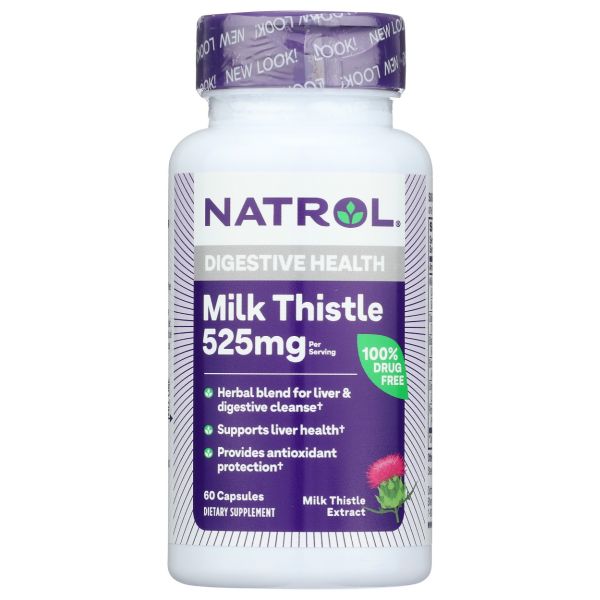 NATROL: Milk Thistle Capsules, 60 tb