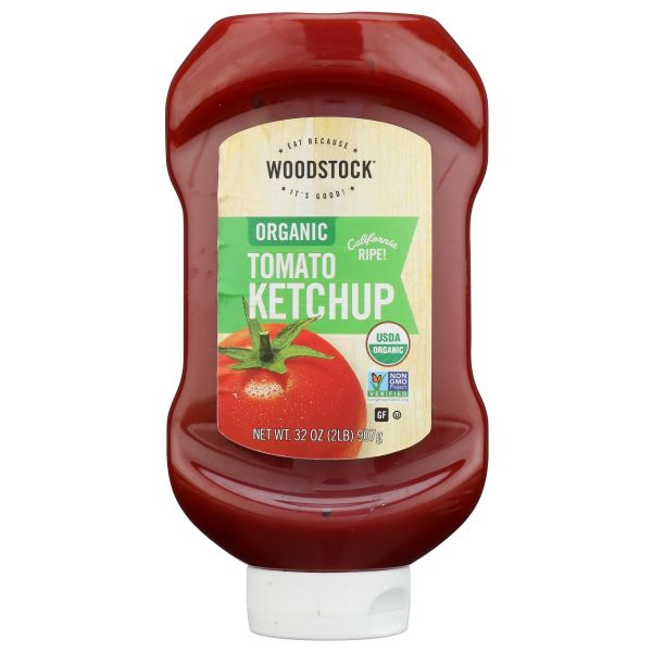WOODSTOCK: Organic Tomato Ketchup Value Size, 32 oz