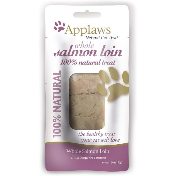 APPLAWS: Cat Food Loins Salmon, 1.06 oz